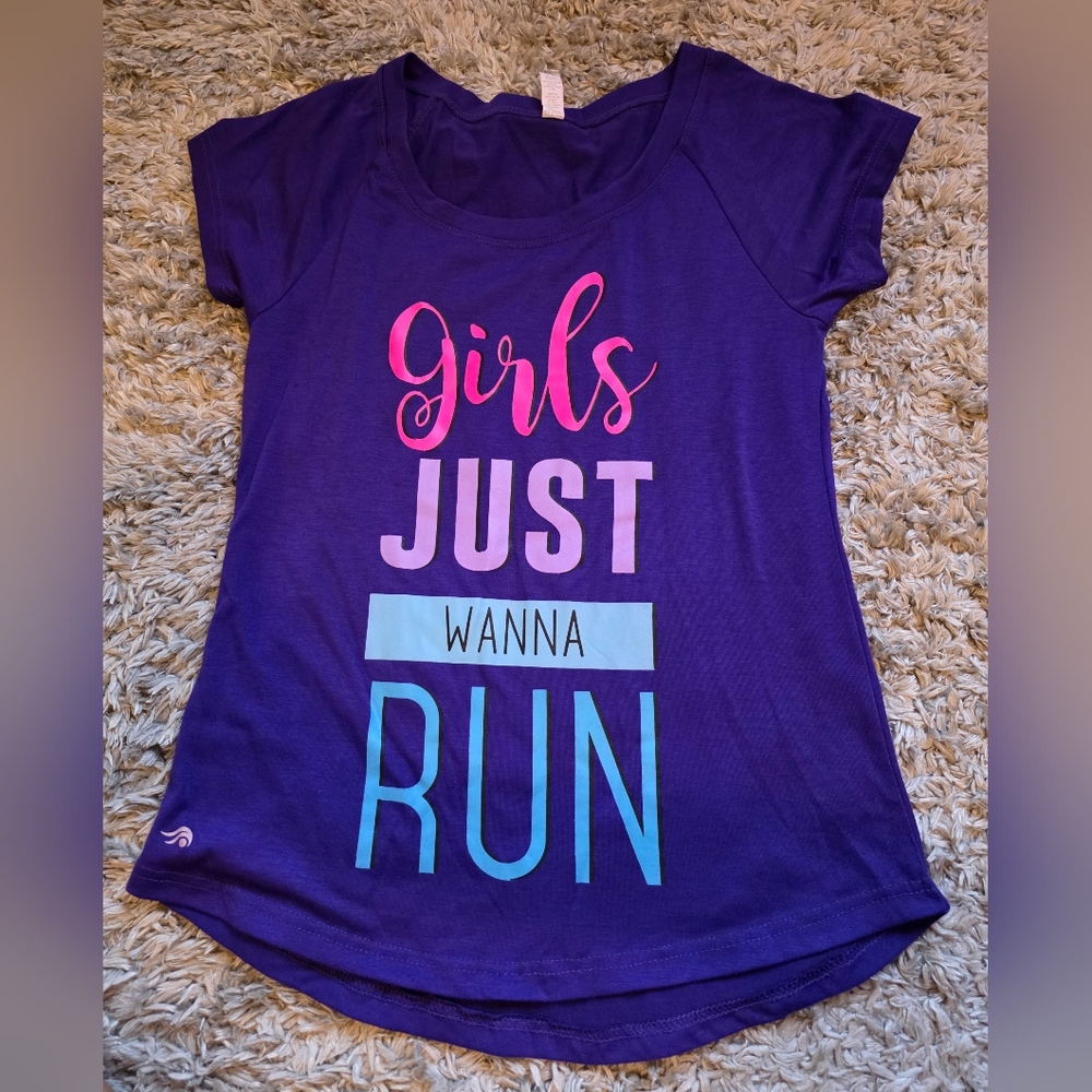 Women’s Girls Just Wanna Run T-Shirt